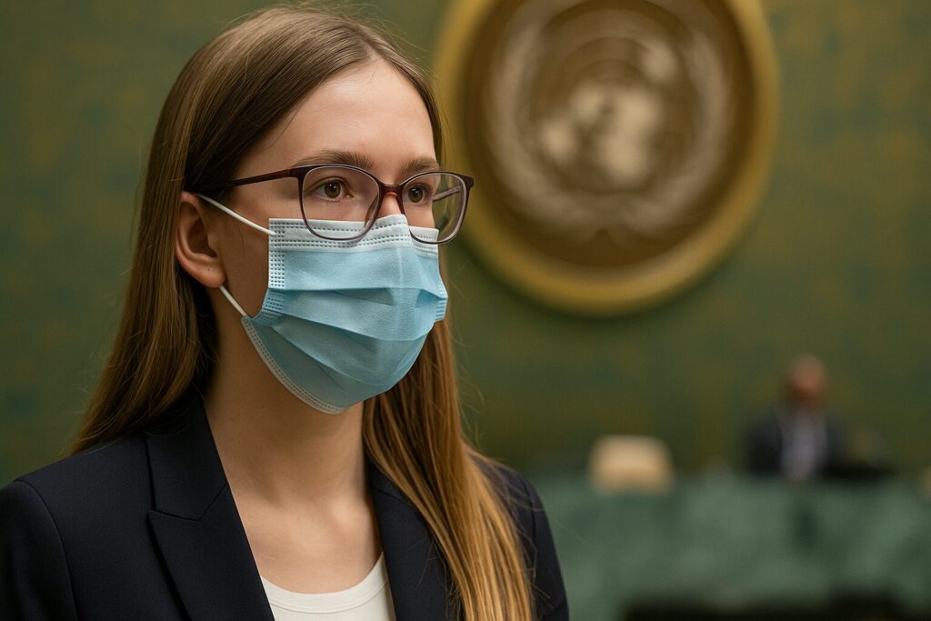 Ben Affleck and Jennifer Garner daughter advocates to the UN that mask mandates need to continue