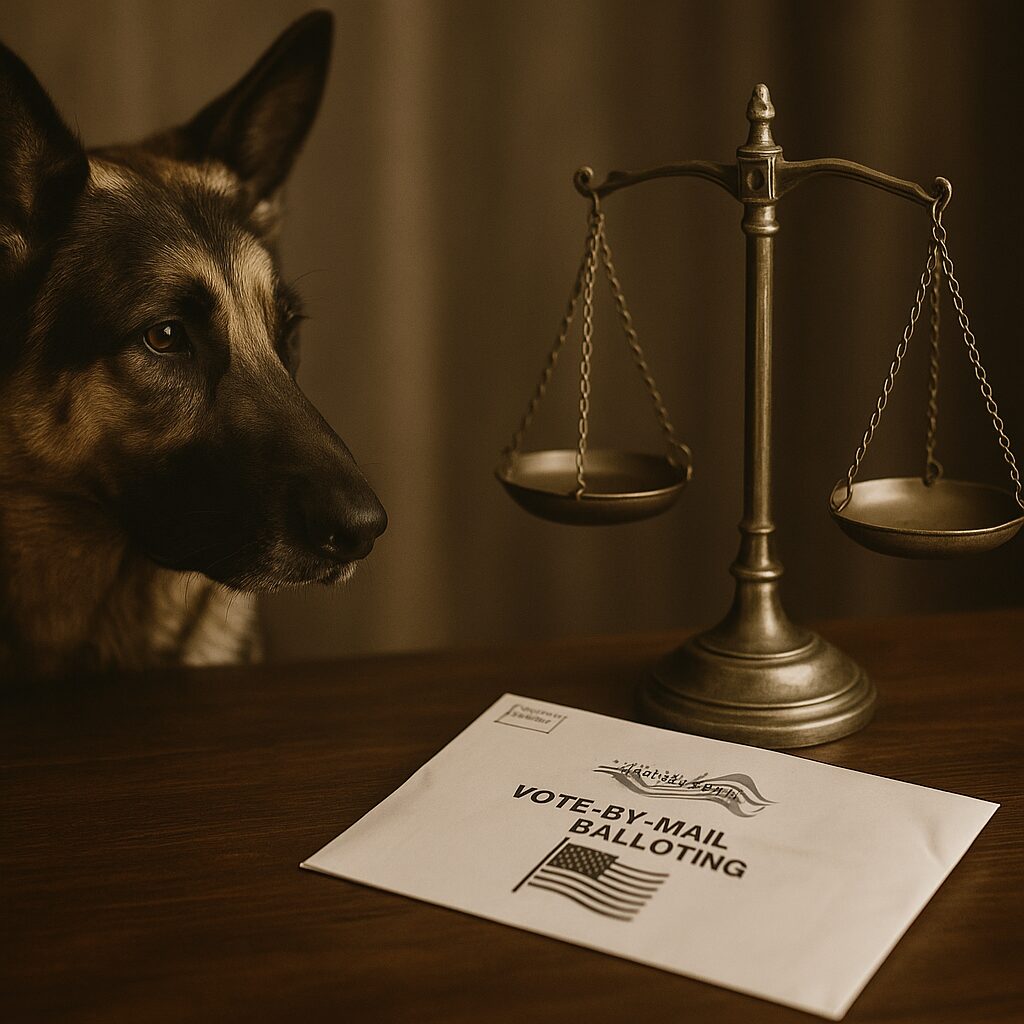 California Woman Charged With Felonies After Registering Her DOG To Vote & Casting Mail-In Ballots in Its Name