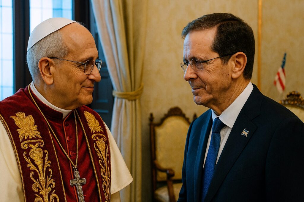 Pope Leo XIV Hosts Israeli President, Urges ‘Permanent’ Gaza Ceasefire