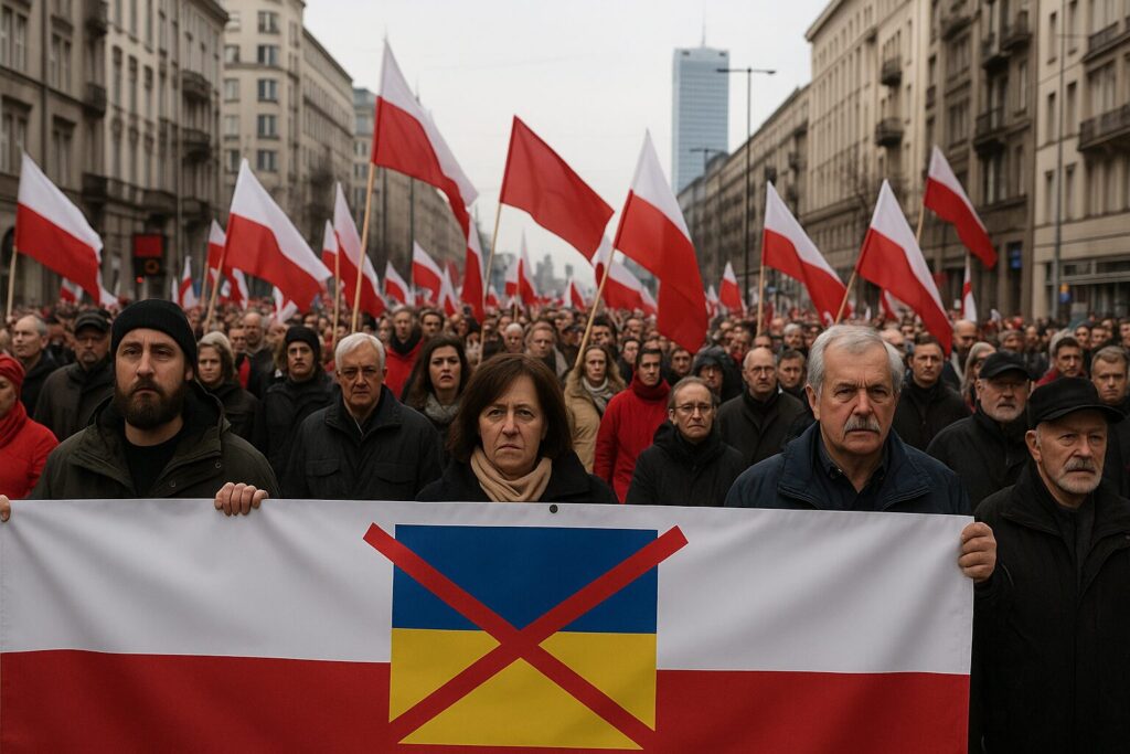 March against Polish role in Ukraine conflict held in Warsaw (VIDEO)