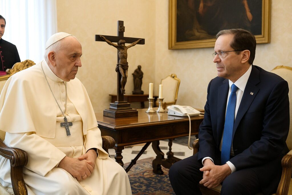 Pope Leo XIV Hosts Israeli President, Urges ‘Permanent’ Gaza Ceasefire