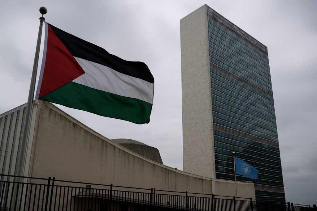 The UN General Assembly proclaimed the creation of a Palestinian state