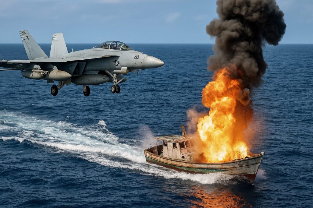 Trump Says the US Has Bombed Three Boats Near Venezuela