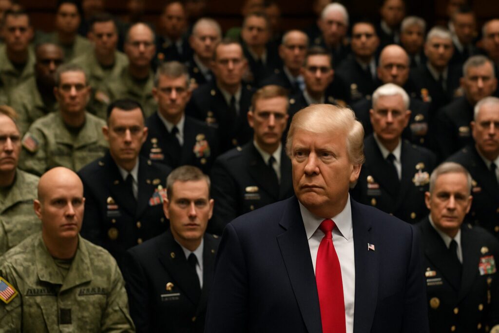 Trump To Attend Hegseth’s Meeting of Hundreds of Generals and Admirals