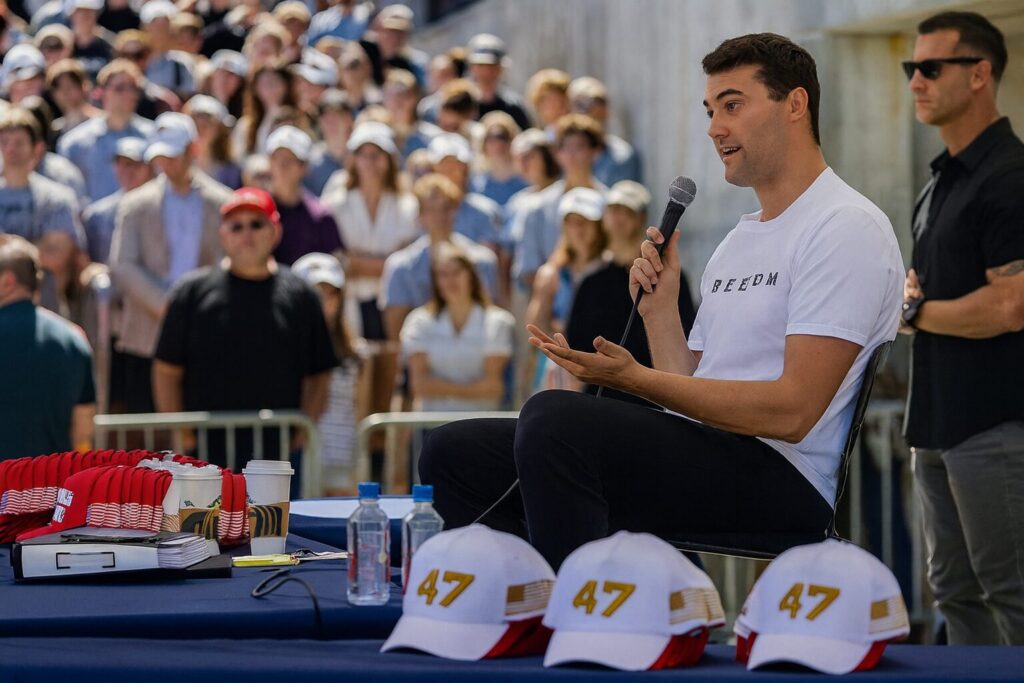 Trump ally Charlie Kirk shot during event at Utah Valley University