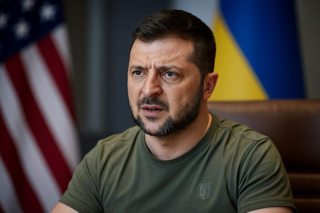 WATCH- Zelensky Appears To Take Shot At Trump Over Russia Summit
