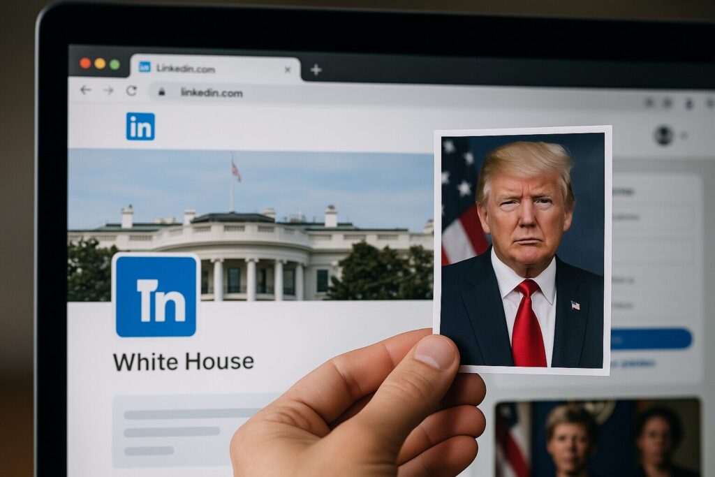 White House Uses LinkedIn for Masterful Troll, Leaves Dems Dangling Between a Rock and a Hard Place
