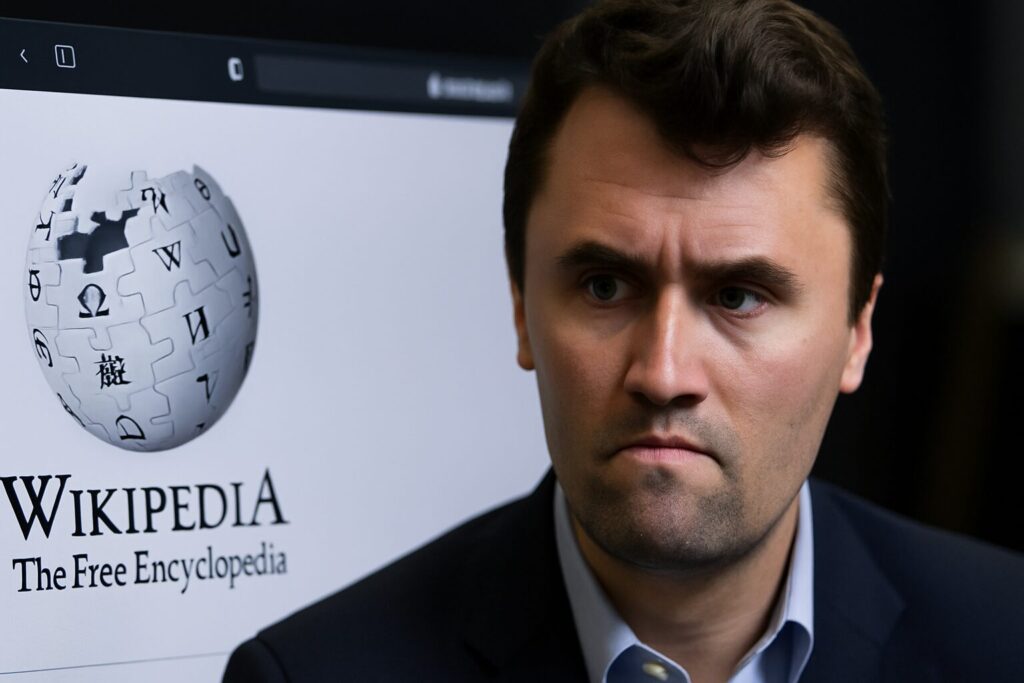 Wikipedia Proposes Deleting Page on Charlie Kirk’s Memorial