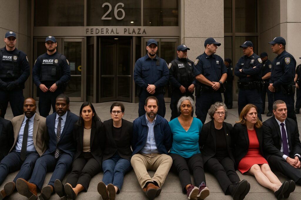 Nearly A Dozen New York City Officials Arrested After Demanding Access To ICE Holding Cells