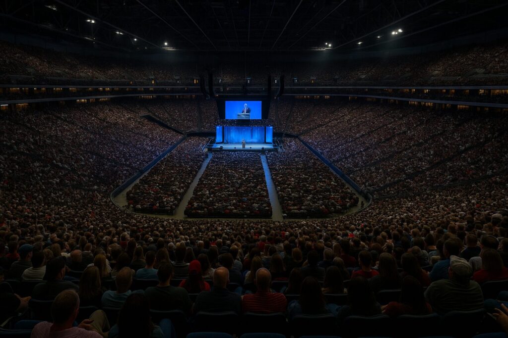 Charlie Kirk’s Memorial Service Is So Big, They’re Using A Former NHL Arena For Overflow