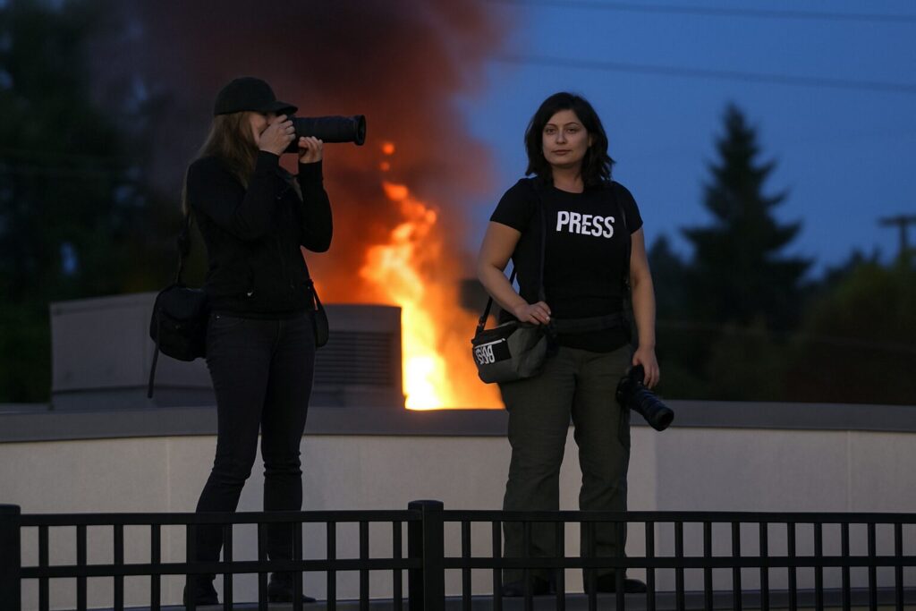 Ron Wyden Takes Aim at Conservative Reporters Covering Portland, It Doesn't Go Well