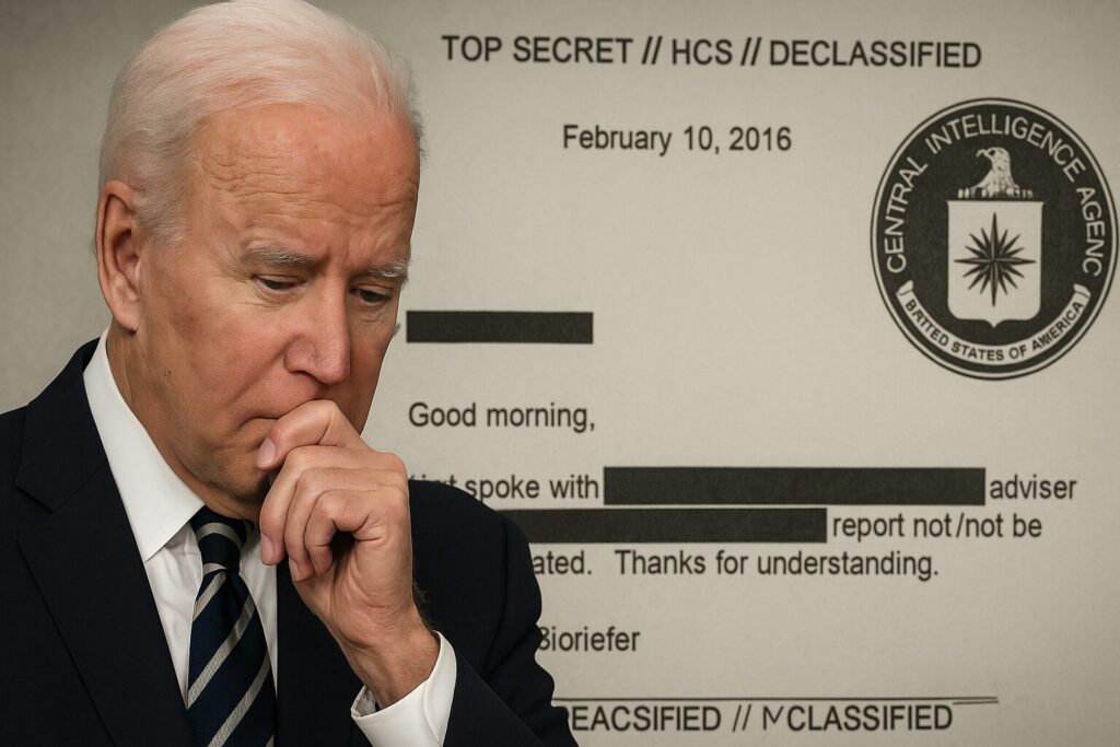 Biden hid report on Ukraine scandal, docs reveal