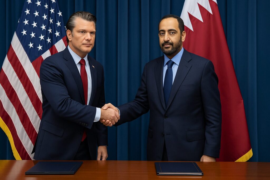 America First? Hegseth Announces Qatar To Build Air Force Facility Deep In US Heartland