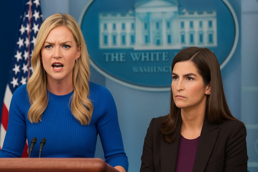 MUST-SEE: Karoline Leavitt Smacks Down Kaitlan Collins’ Portland Claims During Fiery Briefing Squabble