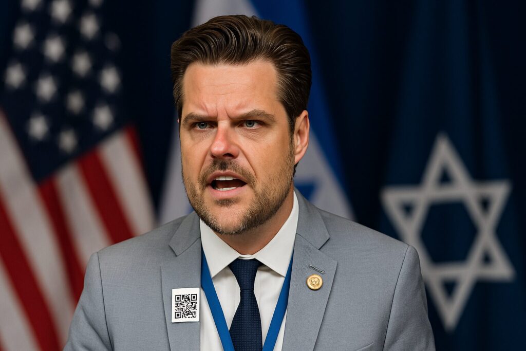 “That Is So Freaking Weird” – Matt Gaetz Describes Experience Where He Says Donors Could Scan Name Badge With QR Code At “AIPAC Reception”