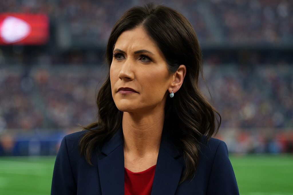 ‘We’ll fix it’: Kristi Noem dropkicks Super Bowl ‘Bad Bunny’ halftime show, says NFL ‘sucks’