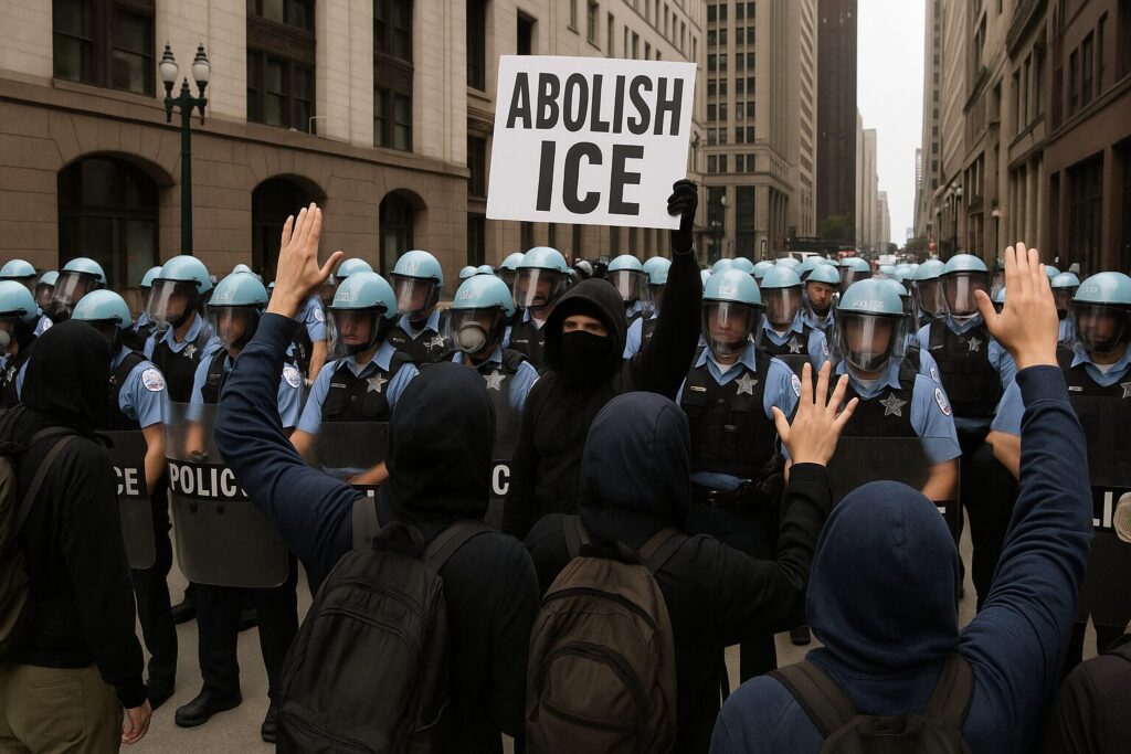 Chicago Police Superintendent Larry Snelling Answers Questions About ICE, Antifa