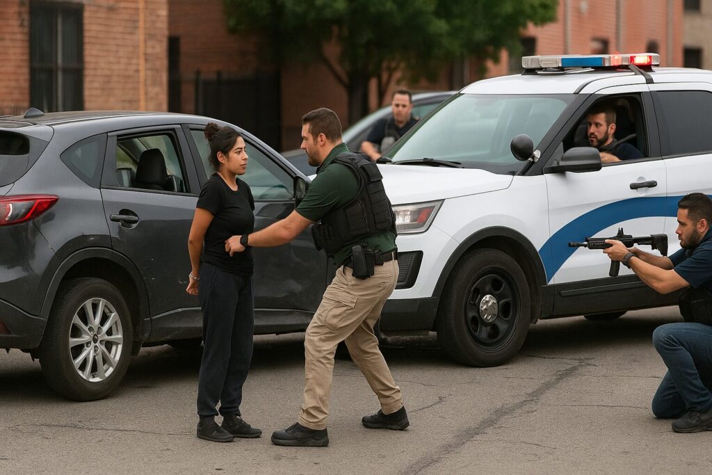 Armed Woman Arrested Who Rammed Feds in Chicago