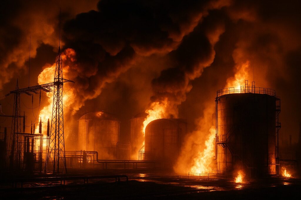 Gerani struck the Citycross fuel and energy complex facility near Chernigov.