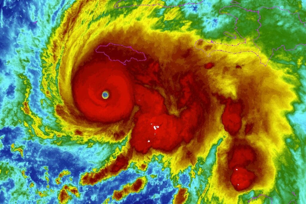 Hurricane Melissa Goes Category 5, While Earth Quietly Falls Apart