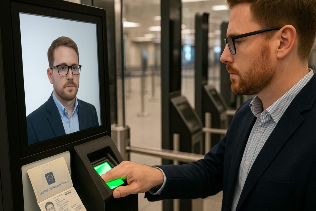 SCAN IT American travelers will be fingerprinted after flights as new ‘border’ law hitting 29 countries comes into force