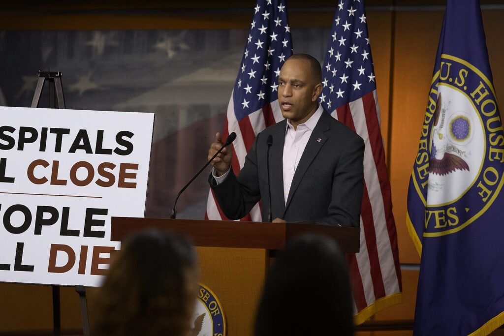 Starved for Attention- Hakeem Jeffries Blames Republicans for Schumer Shutdown's SNAP Stall