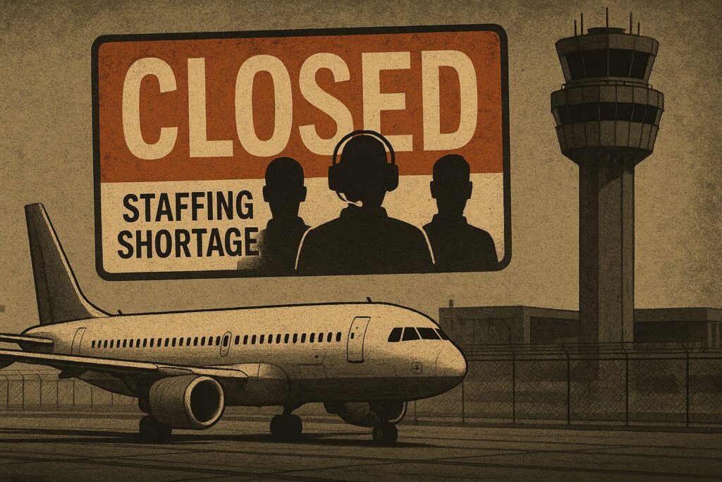 Travel chaos as America's eighth busiest airport HALTS FLIGHTS over government shutdown staffing crisis