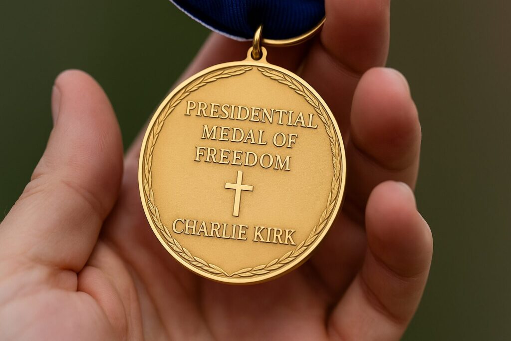Trump Sends Incredible Message to Charlie Kirk With Engraving on Medal of Freedom