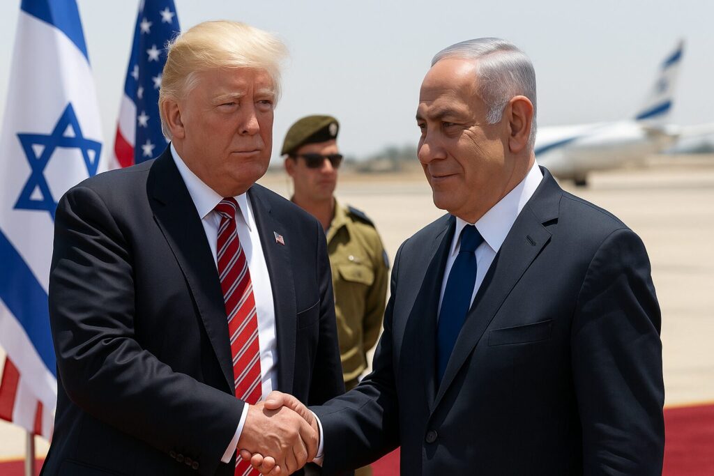Trump arrives in Israel, where he is showered with thanks.