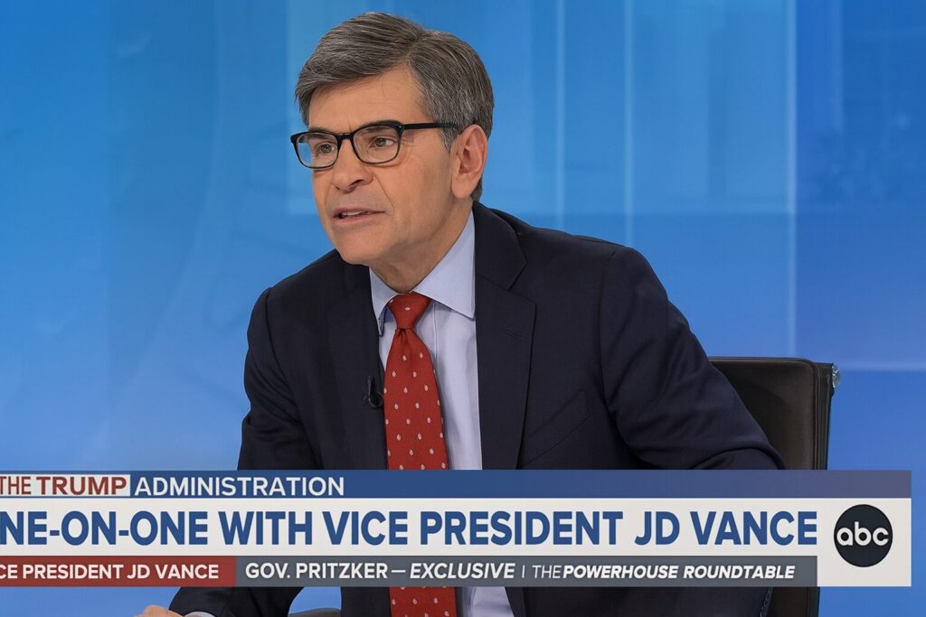 WATCH: George Stephanopoulos Lashes Out, Abruptly Ends Interview With VP Vance