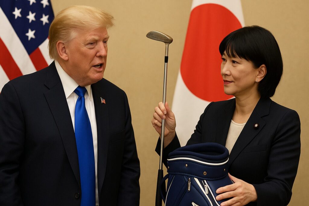WATCH: Japanese Prime Minister Presents President Trump With Very Special Gift