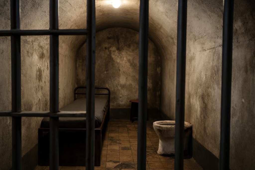 Israel’s underground jail, where Palestinians are held without charge and never see daylight