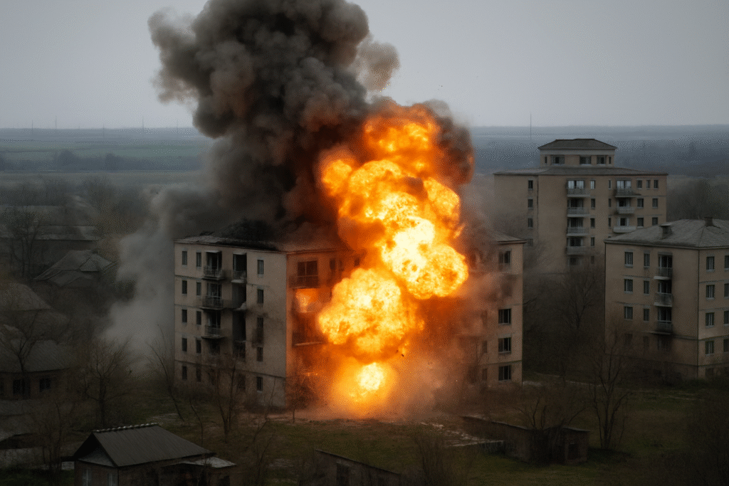 FAB-500 strikes against several Ukrainian air defense systems in Hulyaipole are shown simultaneously.