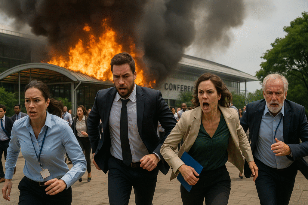 Fire Breaks Out at UN Climate Summit