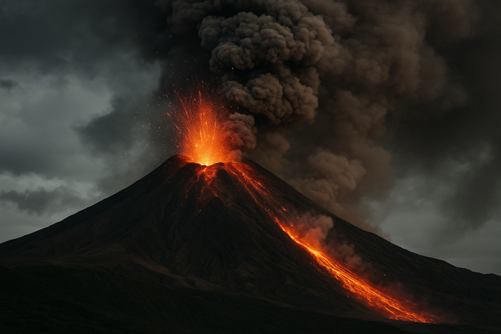 Flights cancelled after Ethiopia volcano erupts for first time in 12,000 years forming huge ash cloud