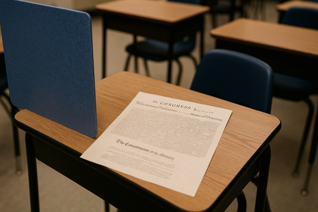 'Honestly stunned'- School district slaps surprising disclaimer on Declaration of Independence and Constitution