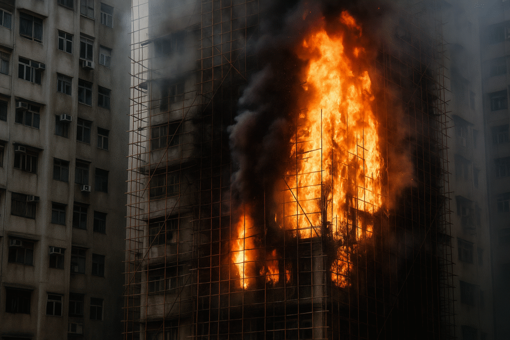 Hong Kong’s deadliest fire in generations kills 83 as construction firm accused of ‘gross negligence’