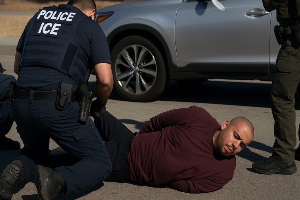 ICE Shoots Suspect Who Attempted to Ram Agents During Traffic Stop in California