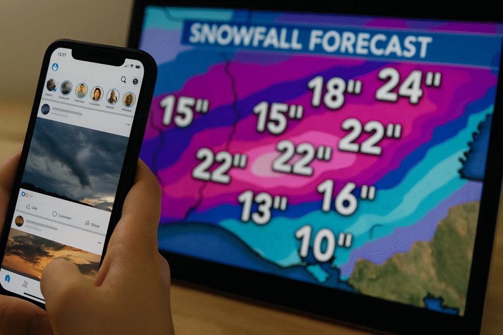 Real or fake? How to verify weather information you see on social media
