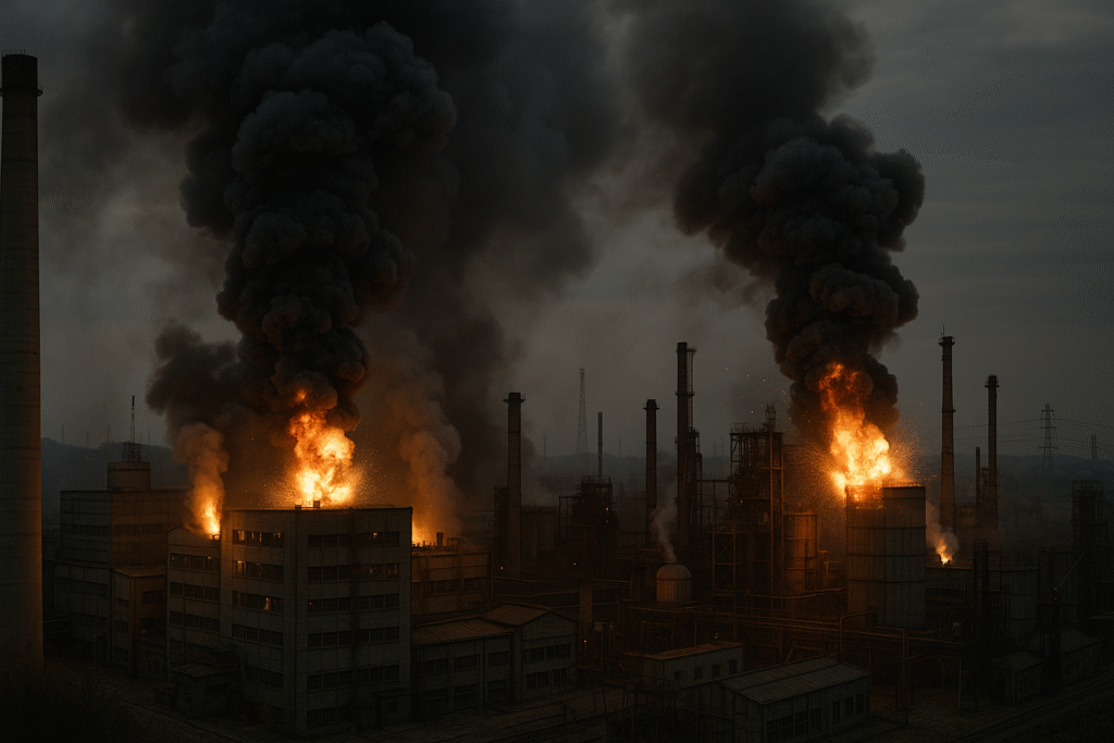 Russia Launches Massive Strike on Ukrainian Military-Industrial Enterprises