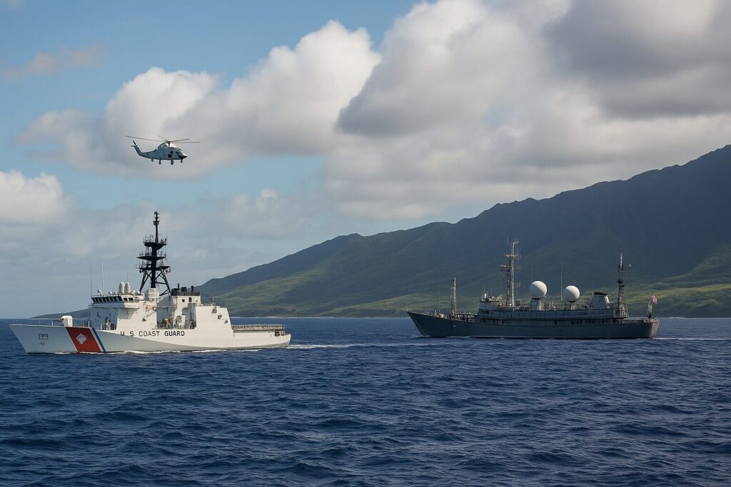 Russian Military Intelligence Ship Detected Off the Coast of Hawaii