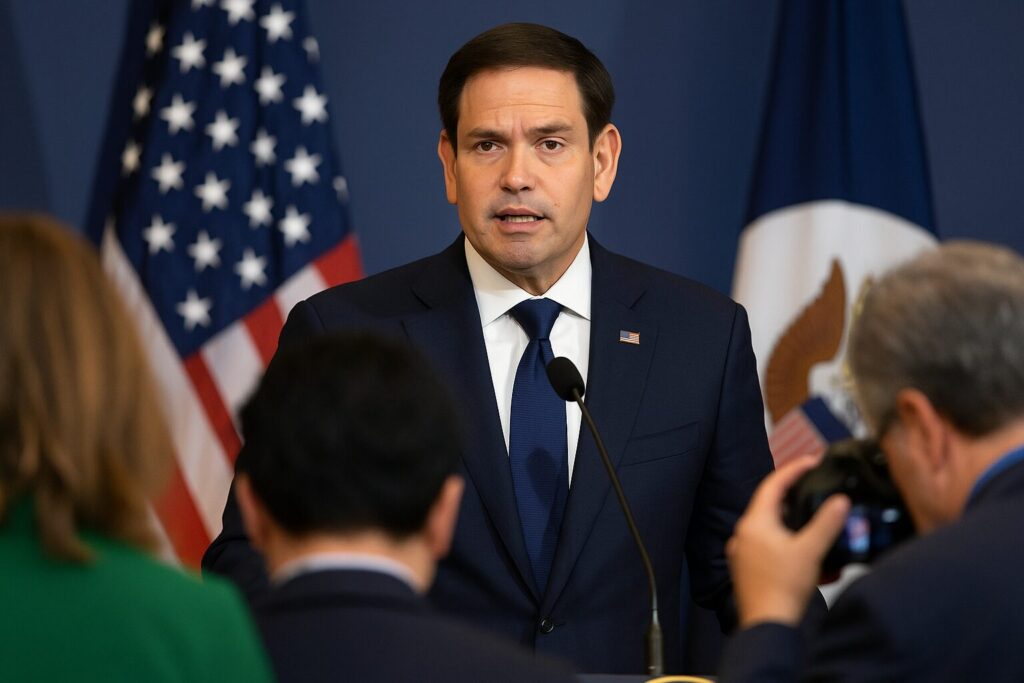 Secretary of State Marco Rubio Holds a Press Conference on Ukraine Conflict and Narco Terrorist Strikes