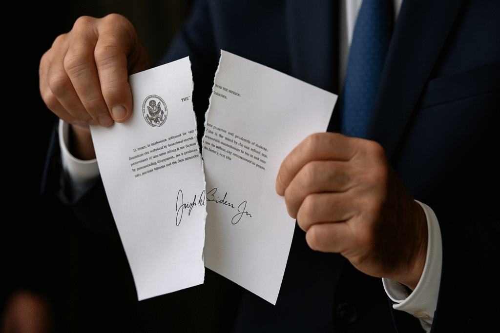 Trump- Anything Signed by Biden's Autopen Is Hereby Revoked