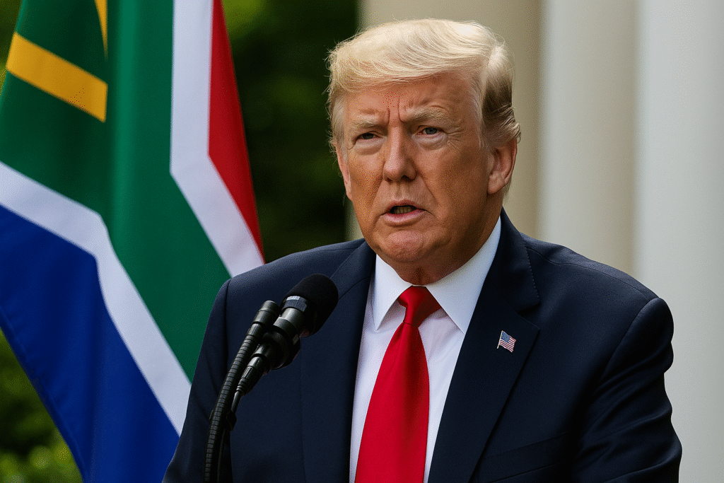 Trump says he’s barring South Africa from participating in next year’s G20 summit near Miami