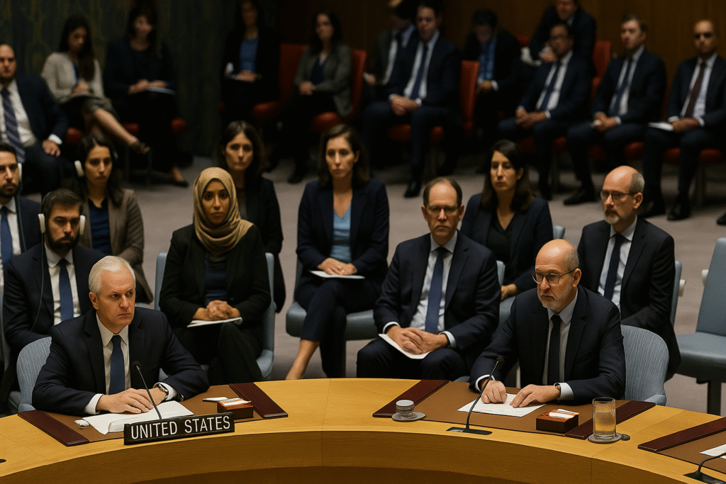 UN Security Council Adopts Resolution Placing Gaza Under Control of US-Led Board