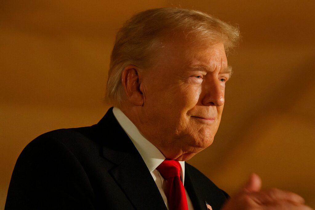 WATCH- President Trump Buzzes Stadium, Calls Some Plays!