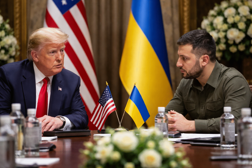 After Talks With Zelensky, Trump Says Territorial Issues Still Not Settled