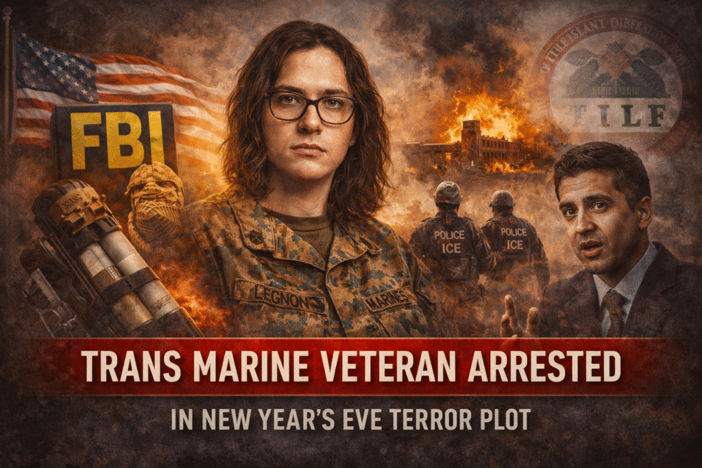 Trans-Marine Veteran Arrested in Connection to New Years Eve Terror Plot: Said He Wanted to Recreate Waco