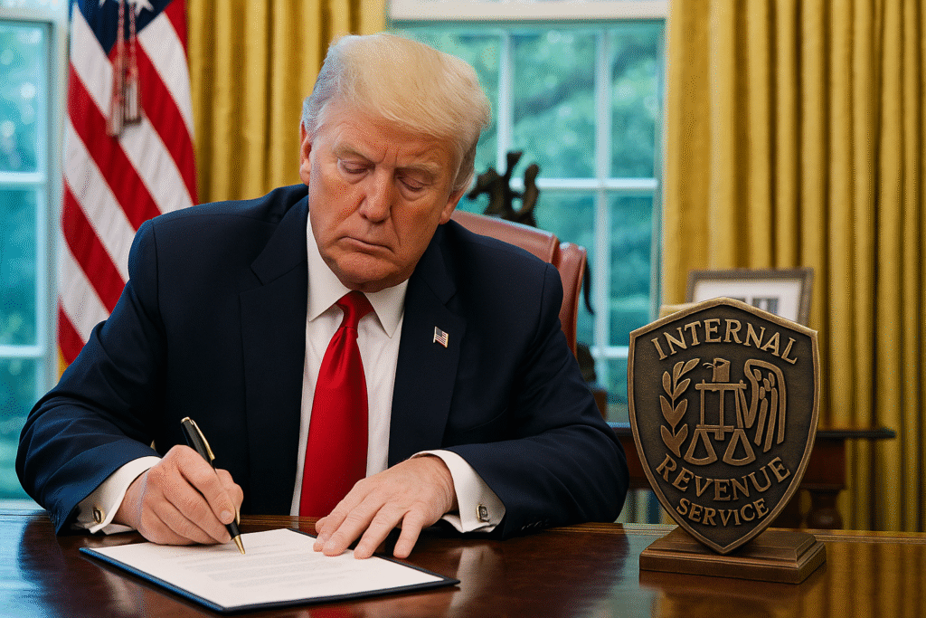 President Trump’s Cease and Desist to IRS Protects Middle Class Families and Small Businesses from IRS Audits and Weaponization