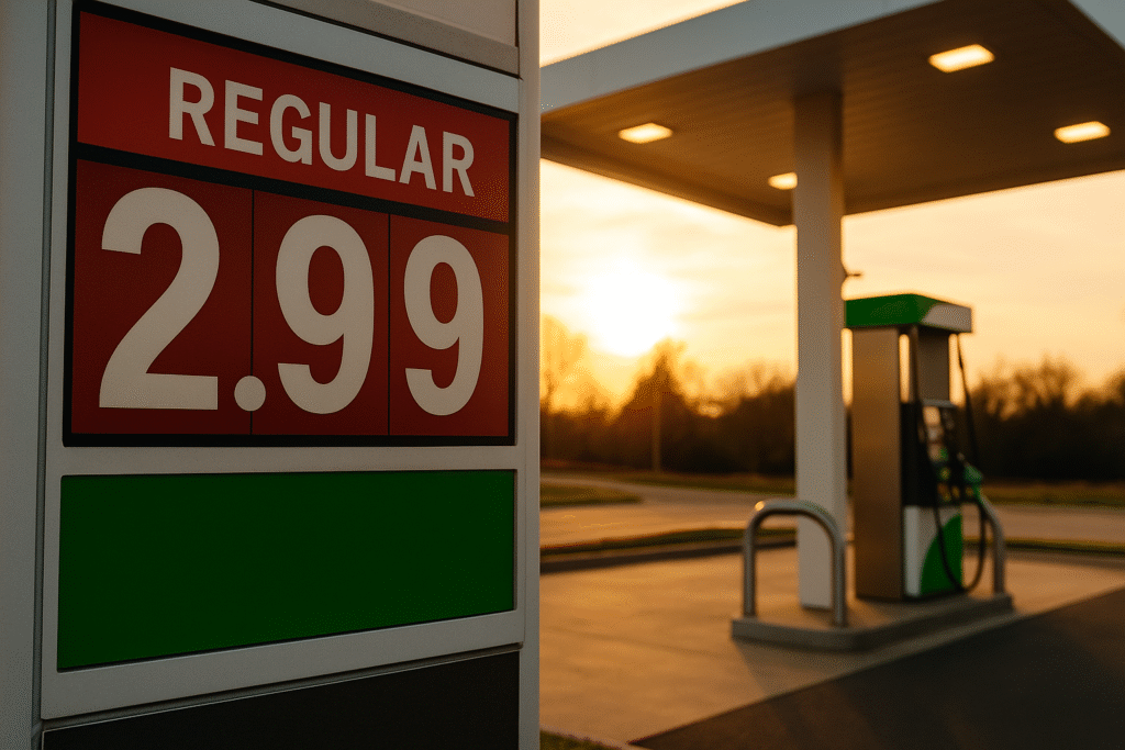 U.S. Energy Secy.: Gas prices fall below $3 for first time in over 4 years